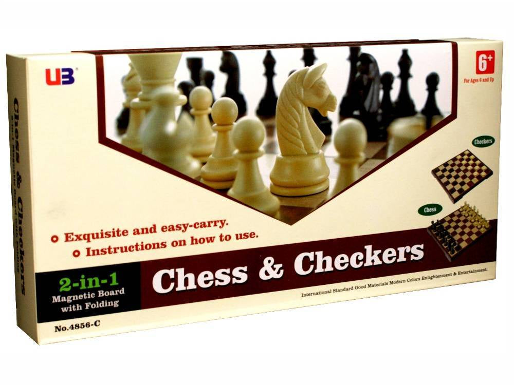 Chess & Checkers 2-in-1