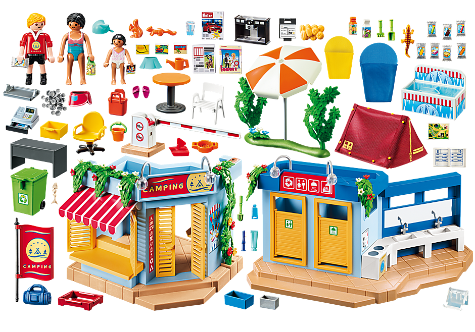 Playmobil | Family Fun | Large Campground 70087